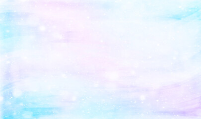 blue abstract background snowfall watercolor