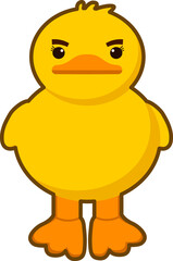 Cute duck icon