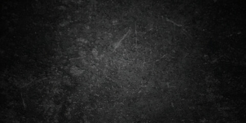 Dark black and stone grungy wall backdrop background. Blank black concrete texture surface background. dark texture chalk board and black board background.