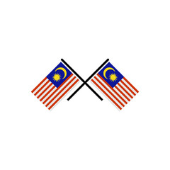 Malaysia flag icon set, Malaysia independence day icon set vector sign symbol