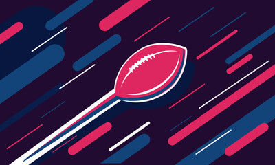 Attractive editable vector american football background design great for your design resources print and others  © Muhamad