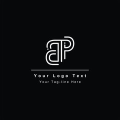 Fototapeta na wymiar letter bp pb logo template name business