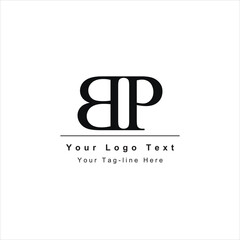Obraz premium BP or PB letter logo. Unique attractive creative modern initial BP PB B P initial based letter icon logo