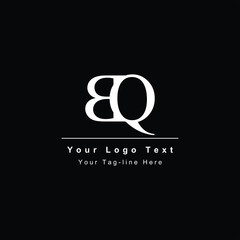 BQ QB initial based Alphabet icon logo