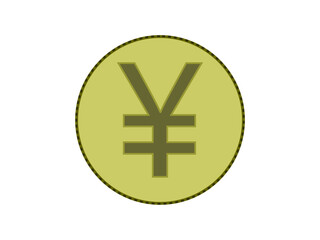 Fototapeta premium 日本円のイメージのコイン