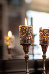 Shabbat Candles Reflection