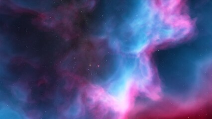 Space background with nebula and stars, nebula in deep space, abstract colorful background 3d render
