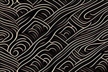 Fototapeta na wymiar black and white seamless pattern with stripes