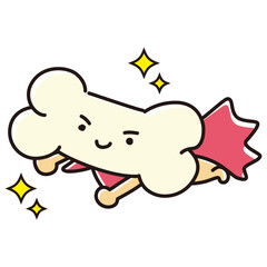 健康な骨のヒーローキャラクター