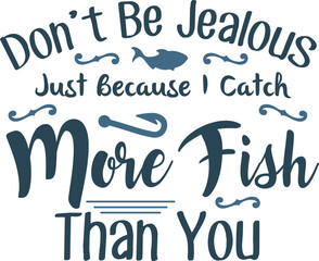 Funny Fishing SVG DESIGN