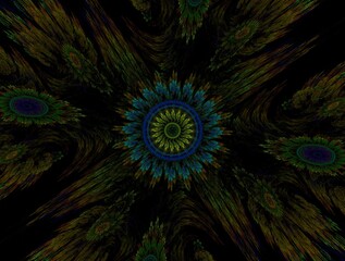 Fototapeta premium Imaginatory fractal abstract background Image