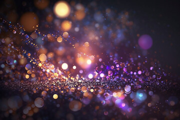 Gleaming Abstract Sparkling Light Wallpaper