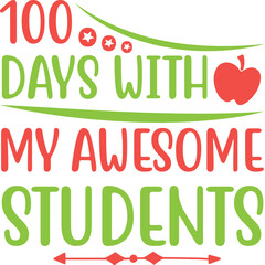 100 Days of School Svg Bundle