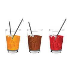 Free vector drinks illustration