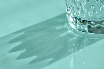 water in glass