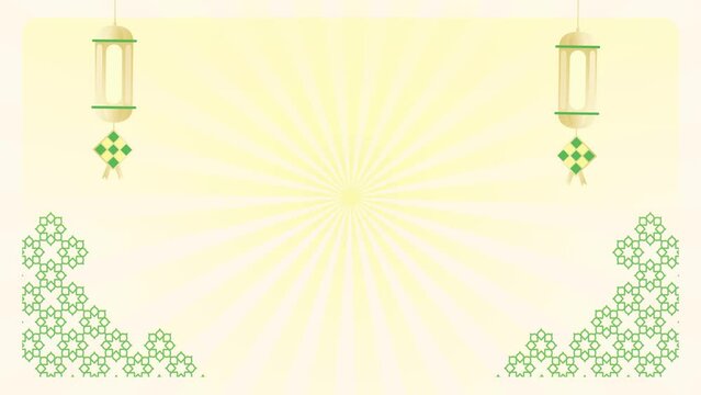 Greeting Selamat Hari Raya Idul Fitri Illustration, Eid Mubarak, Eid Theme, The Blessed Month, Video Motion, Motion Graphic
