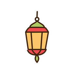 red lantern icon Ramadan and Islamic Eid