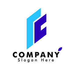 Abstarct Modern dynamic tech logo template. The abstract propeller, universal vector logotype	
