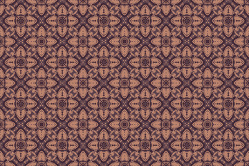 Abstract seamless pattern, seamless wallpaper, seamless background designed for use for interior, wallpaper, fabric, curtain, carpet, clothing, Batik, satin, background, illustration, Embroidery style