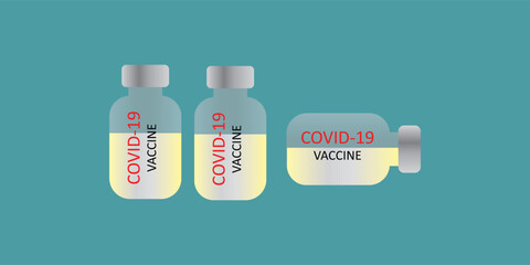 coronavirus vaccine vector illustration. covid-19 virus coronavirus 2019-ncov vaccine. Injection syringe, hand, Veccine