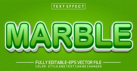 Marble text editable style effect
