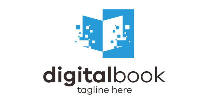 digital book logo icon vector illustration 3
