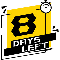 Eight Days Left Countdown