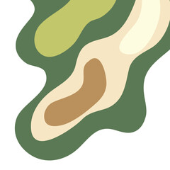 Topography abstract map contour landscape corner and texture background in a vector illustration