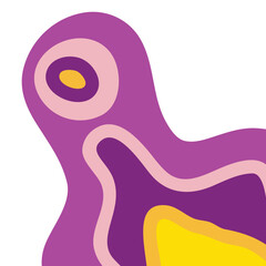 Topography abstract map contour landscape corner and texture background in a vector illustration