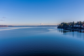 Mount Rainier and the Puget Sound from Tolmie