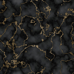 Fototapeta na wymiar Marble Textur for Background with golden stripes