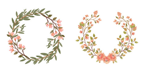 spring flower wreath