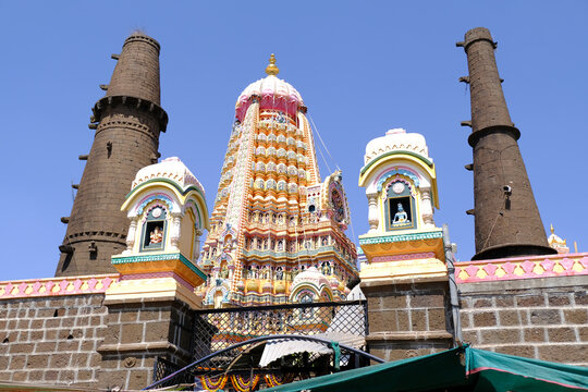 19 February 2023, Shikhar Shingnapur temple an ancient Shiva temple about 45 kms from Satara district, Maharashtra, India.