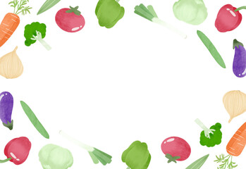 野菜のフレーム