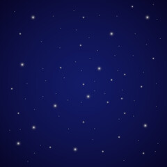 Fototapeta na wymiar starry sky background vector illustration