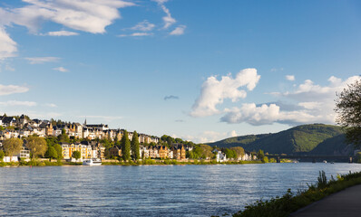 Panorama vom Deutschen Eck in Koblenz