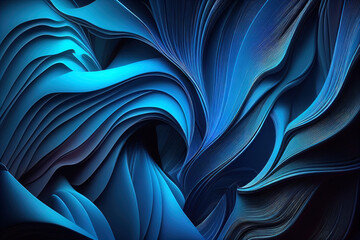 Obraz premium creative abstract illustration in the form of designer wallpaper, Image created with Generative AI technology.