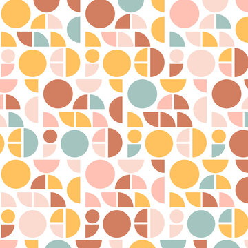 Abstract Scandi Style Pattern Background