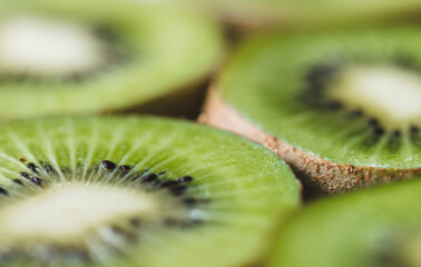 Close-up of kiwis