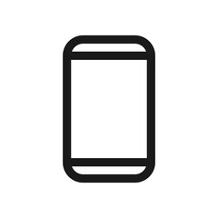 Mobile phone icon, smartphone gadget vector illustration