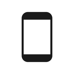 Mobile phone icon, smartphone gadget vector illustration