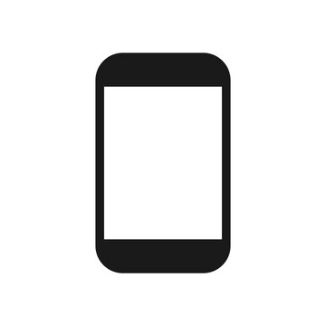 Mobile phone icon, smartphone gadget vector illustration