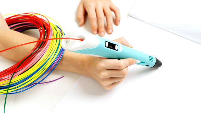 3d pen, the concept of modern development of the young generation