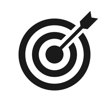 recommend clip art: Target icon design. Suitable for Web Page, Mobile App, UI, UX and GUI design.