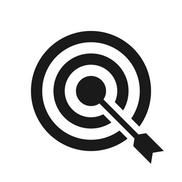 recommend clip art: Target icon design. Suitable for Web Page, Mobile App, UI, UX and GUI design.