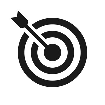 recommend clip art: Target icon design. Suitable for Web Page, Mobile App, UI, UX and GUI design.