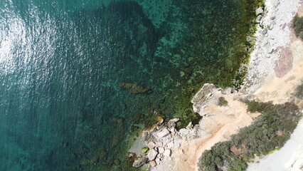 water drops on the wall