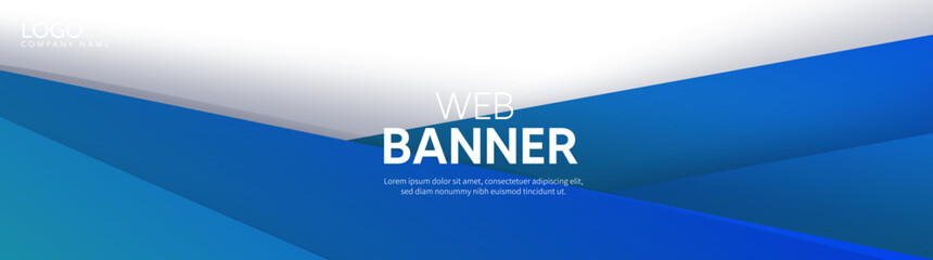 concept, Blue banner