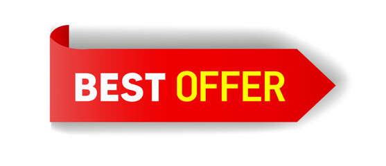 Best offer symbol, Best offer label