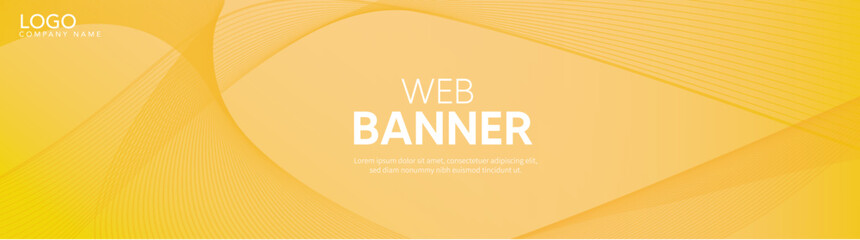 vector background, Orange banner